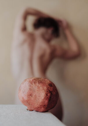 FruitBodies" is a self-portrait series created in collaboration with Gebana, aimed at redefining the narrative around fair-trade produce.