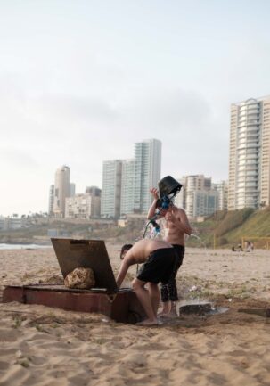 A personal exploration of Beirut focussing particularly on the city’s vibrant beachscapes during a visit in April 2022.